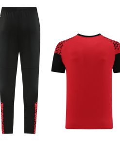 Alternative view of Puma Short Sleeve Training Jersey Set-PD02- Red/Black