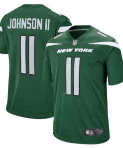Jermaine Johnson II New York Jets Nike Game Jersey - Gotham Green/White