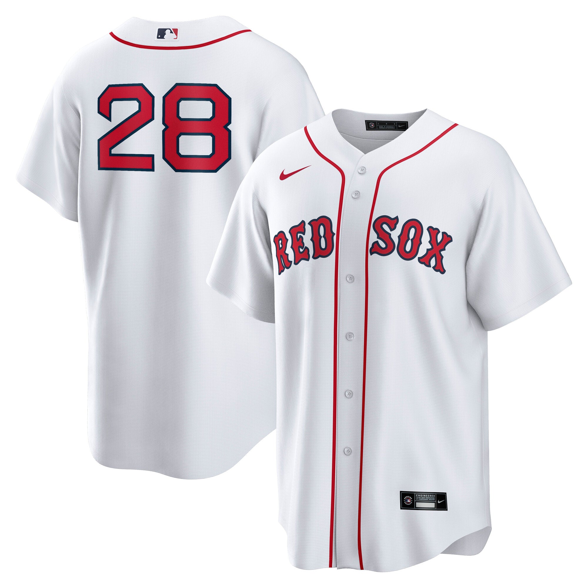 Kristian Campbell Boston Red Sox Nike Alternate Replica Jersey - Red/White - Image 7