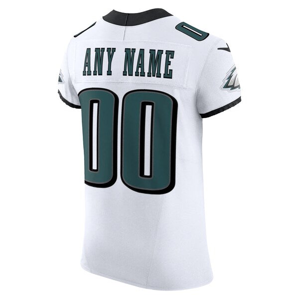 Philadelphia Eagles Nike Vapor F.U.S.E. Elite Custom Jersey - White - Image 3