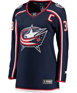 Alternative view of Boone Jenner Columbus Blue Jackets Women's Home Breakaway Player Jersey - Navy