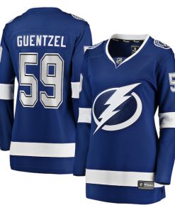Jake Guentzel Tampa Bay Lightning  Women's Home Premier Breakaway Player Jersey - Blue