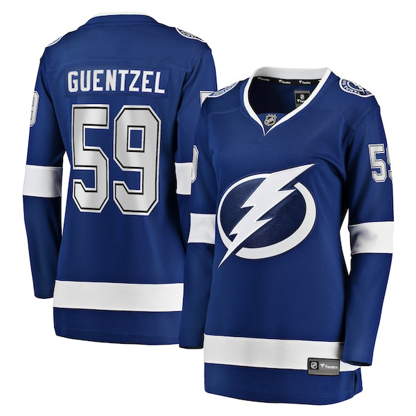 Jake Guentzel Tampa Bay Lightning Women's Home Premier Breakaway Player Jersey - Blue