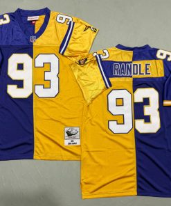 John Randle Minnesota Vikings Authentic Split Throwback Retired Player Jersey