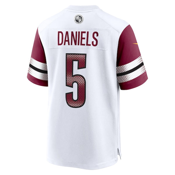 Jayden Daniels Washington Commanders Nike 2024 NFL Draft First Round Pick Player Game Jersey - White - Image 3