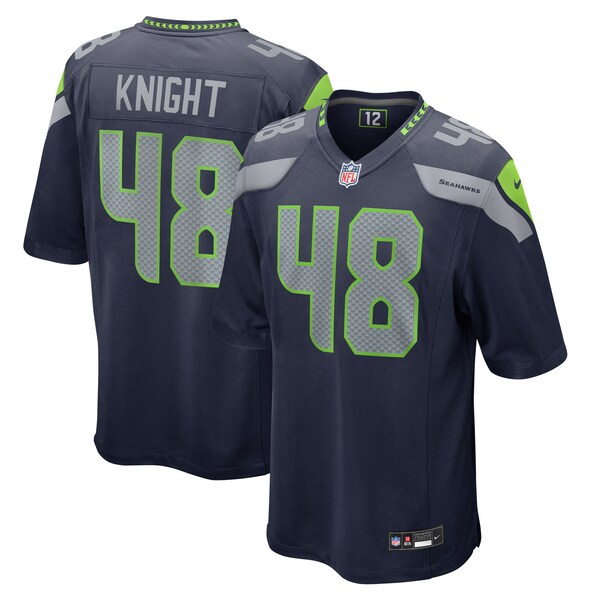 Tyrice Knight Seattle Seahawks Nike Game Jersey - College Navy - Image 2