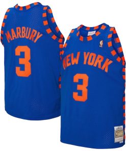 Stephon Marbury New York Knicks  2005/06 Hardwood Classics Swingman Jersey - Blue