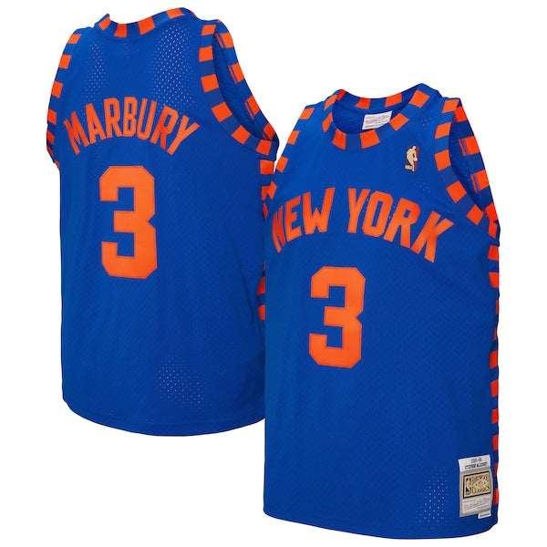 Stephon Marbury New York Knicks 2005/06 Hardwood Classics Swingman Jersey - Blue