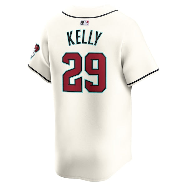 Merrill Kelly Arizona Diamondbacks Nike Home Limited Player Jersey - White - Image 3