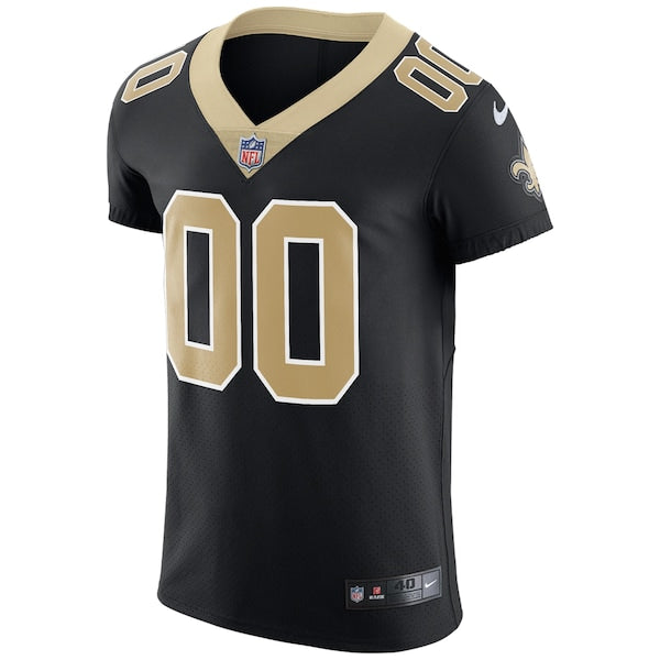 New Orleans Saints Nike Vapor Untouchable Custom Elite Jersey - Black - Image 3
