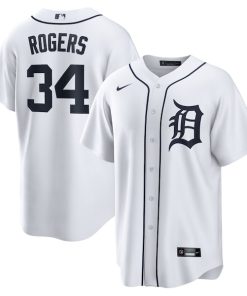 Jake Rogers Detroit Tigers Nike Home Replica Jersey - White