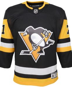 Alternative view of Evgeni Malkin Pittsburgh Penguins Youth Home Premier Player Jersey - Black