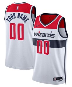 Washington Wizards Nike Unisex Swingman Custom Jersey White - Association Edition