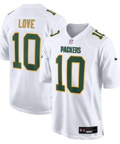 Jordan Love Green Bay Packers Nike Fashion Game Jersey - White
