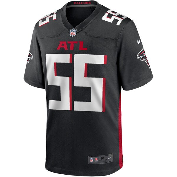 John Abraham Atlanta Falcons Nike Game Retired Player Jersey - Black - Image 2
