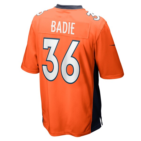 Tyler Badie Denver Broncos Nike Team Game Jersey - Orange - Image 3