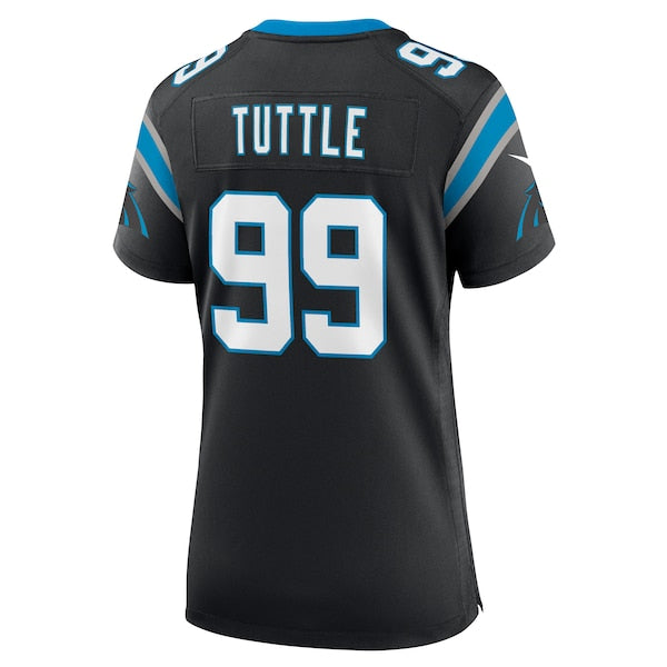 Shy Tuttle Carolina Panthers Nike Women's Game Player Jersey - Black - Image 5