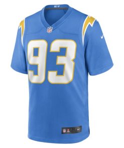 Alternative view of Otito Ogbonnia Los Angeles Chargers Nike Game Player Jersey - Powder Blue