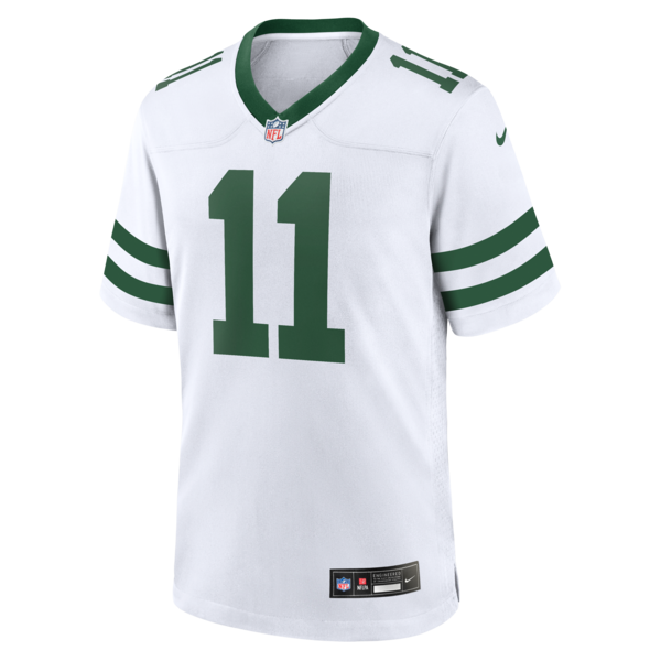 Jermaine Johnson II New York Jets Nike Alternate Game Jersey - Spotlight White/Green - Image 3