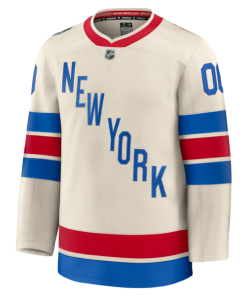 Alternative view of New York Rangers  2026 NHL Winter Classic Premium Custom Jersey - Beige