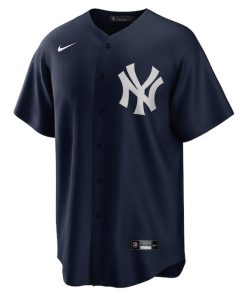 Alternative view of New York Yankees Nike Alternate Replica Team Jersey - Navy