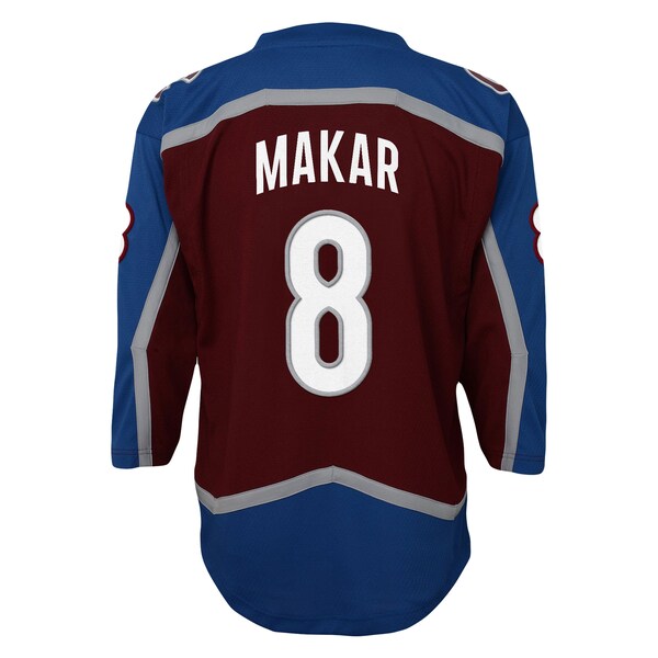 Cale Makar Colorado Avalanche Youth Home Replica Player Jersey - Burgundy - Image 3