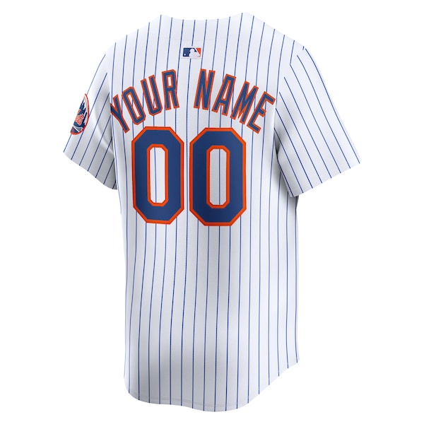 New York Mets Nike Home Limited Custom Jersey - White - Image 3