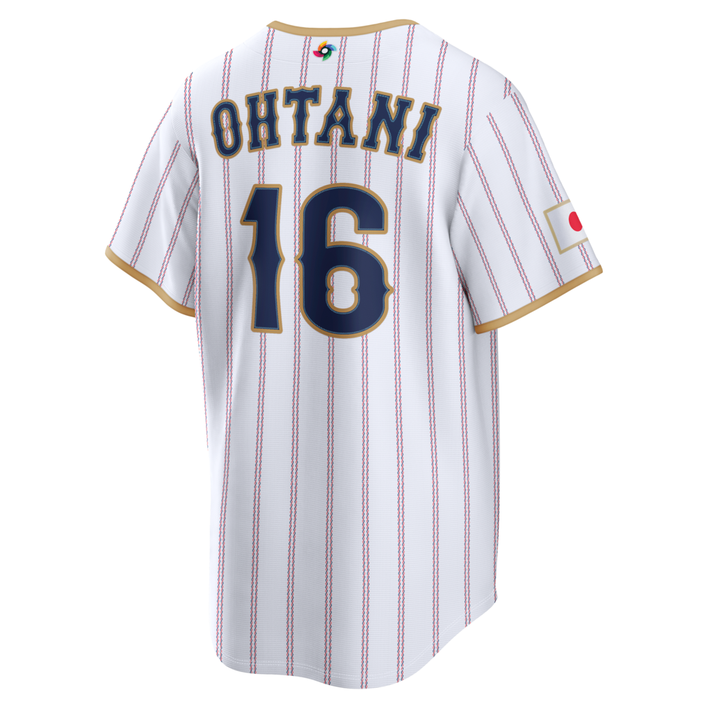Shohei Ohtani Japan Baseball Nike 2026 World Baseball Classic Home Stadium Jersey - White/Navy - Image 5
