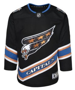 Alternative view of Washington Capitals Youth Alternate 50th Anniversary Premier Jersey - Black
