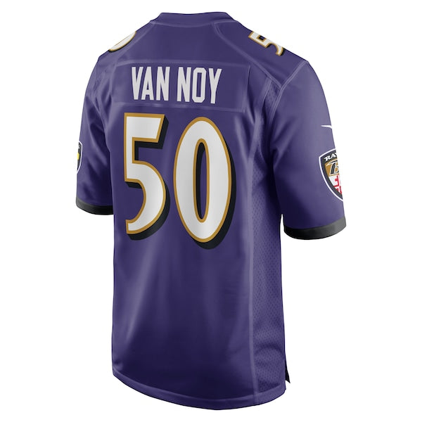 Kyle Van Noy Baltimore Ravens Nike Game Jersey - Purple - Image 3