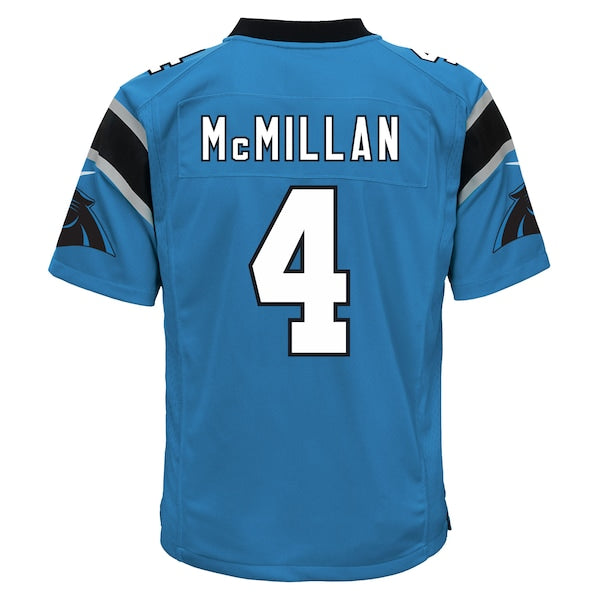 Tetairoa McMillan Carolina Panthers Nike Youth Alternate Game Jersey - Blue - Image 3