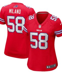 Matt Milano Buffalo Bills Nike Women's Player Jersey - Red