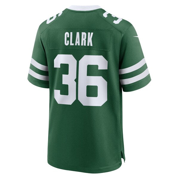 Chuck Clark New York Jets Nike Team Game Jersey - Legacy Green - Image 4