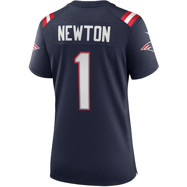 Cam Newton New England Patriots Nike Women's Game Jersey - Navy/Red - Image 5