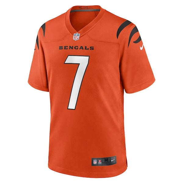Boomer Esiason Cincinnati Bengals Nike Retired Player Alternate Game Jersey - Orange/Black - Image 3