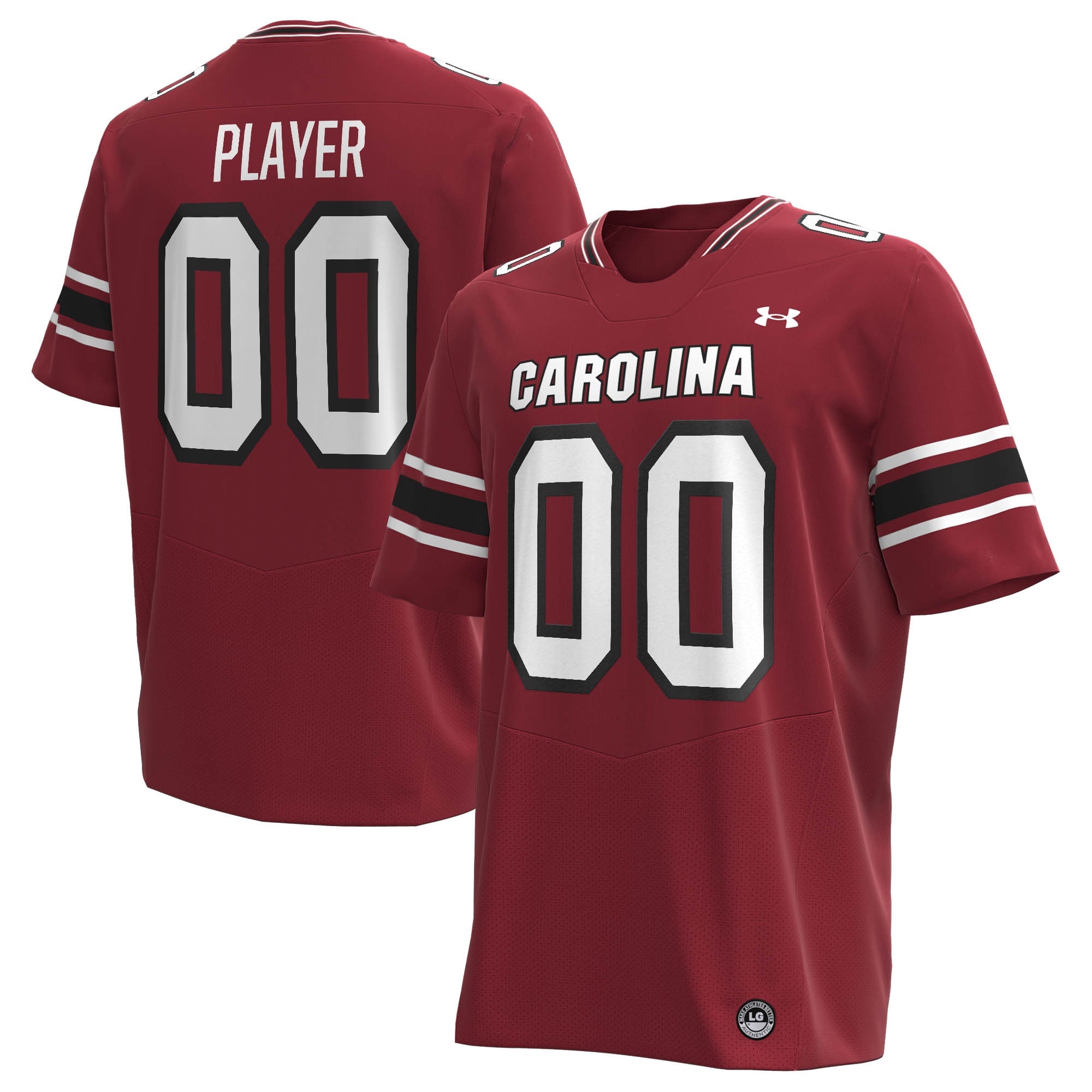 South Carolina Gamecocks Under Armour Alternate NIL Pick-A-Player Replica Football Jersey - Black/Garnet - Image 6