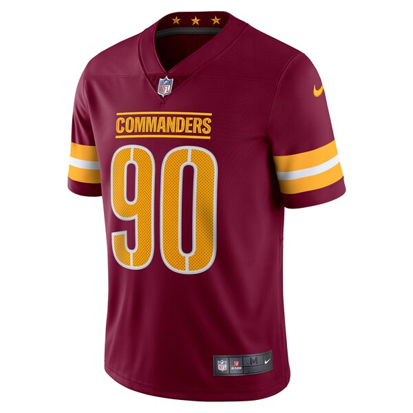 Montez Sweat Washington Commanders Nike Vapor Limited Jersey - Burgundy - Image 2