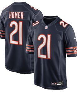 Travis Homer Chicago Bears Nike Team Game Jersey -  Navy