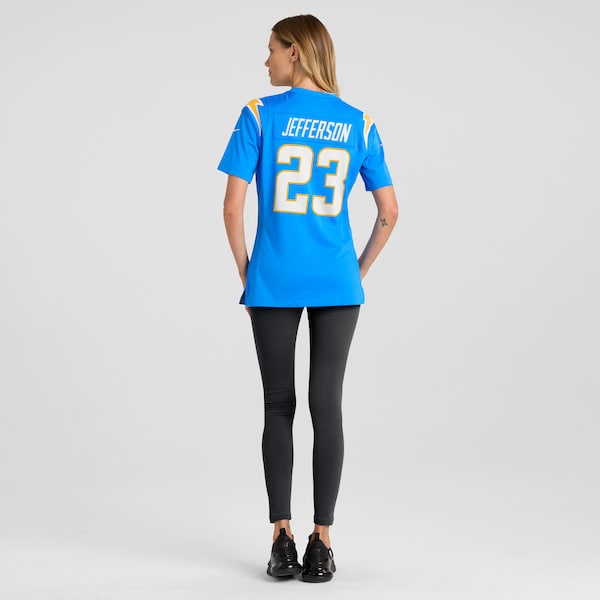 Tony Jefferson Los Angeles Chargers Nike Women's Team Game Jersey - Powder Blue - Image 5