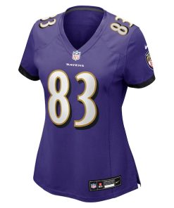 Alternative view of LaJohntay Wester Baltimore Ravens Nike Women's Team Game Jersey -  Purple