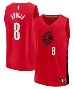 Deni Avdija Portland Trail Blazers  Fast Break Player Jersey - Statement Edition - Red