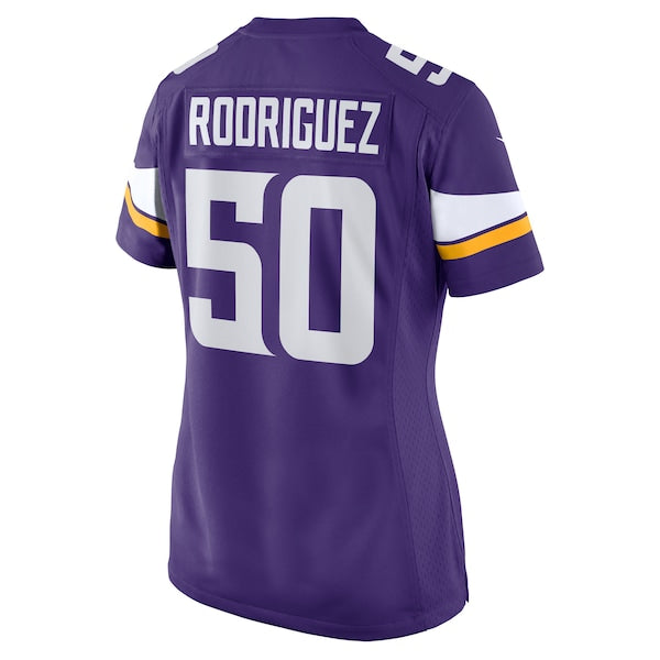 Levi Drake Rodriguez Minnesota Vikings Nike Women's Game Jersey - Purple - Image 3