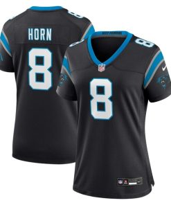 Jaycee Horn Carolina Panthers Nike Women's Player Jersey - Black