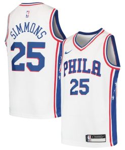 Ben Simmons Philadelphia 76ers Nike Youth Swingman Jersey - White/Royal