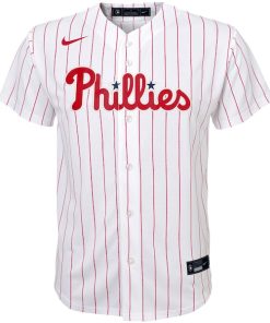 Alternative view of Philadelphia Phillies Nike Youth Home Replica Team Jersey - White