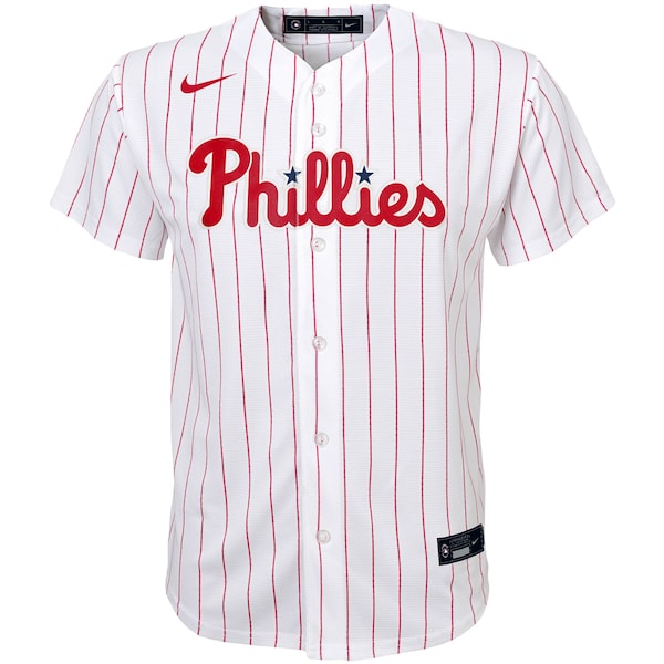 Philadelphia Phillies Nike Youth Home Replica Team Jersey - White - Image 2