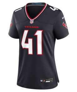 Alternative view of Myjai Sanders Houston Texans Nike Women's Team Game Jersey -  Navy