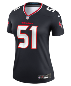 Alternative view of Will Anderson Jr. Houston Texans Nike Women's Legend Player Performance Top -  Navy