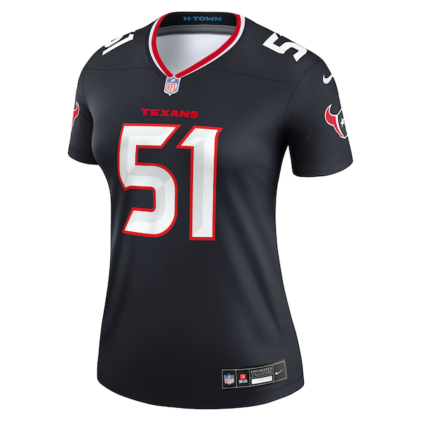 Will Anderson Jr. Houston Texans Nike Women's Legend Player Performance Top - Navy - Image 2