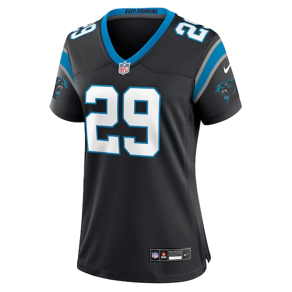 Akayleb Evans Carolina Panthers Nike Women's Team Game Jersey - Black - Image 2